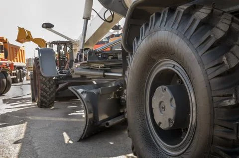 Pneumatic wheel Stock Photos