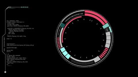 PNG alpha channel.HUD elements. Stock Footage 78809285
