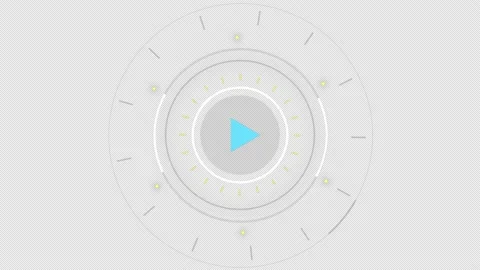 PNG Alpha.Abstract Circle and line HUD technological futuristic elements.pa.. Stock Footage 226111353