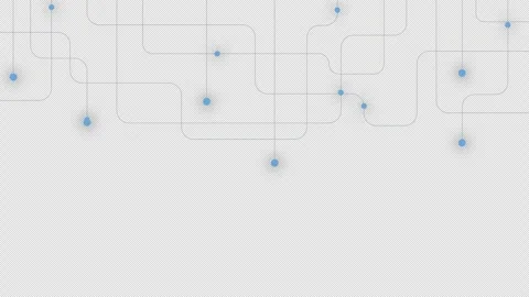 PNG Alpha.Abstract digital dot line part... Stock Video Pond5