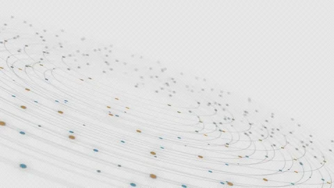 PNG Alpha.Abstract digital dot line particle data background connecting tec.. Stock Footage 241484416