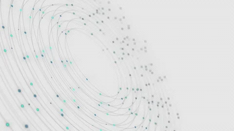 PNG Alpha.Abstract digital dot line particle data background connecting tec.. Stock Footage 241484822