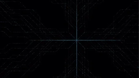 PNG Alpha.Abstract digital dot line particle data background connecting tec.. Stock Footage 243640088