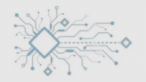 PNG Alpha.Abstract digital dot line particle data background connecting tec.. Stock Footage 257534495