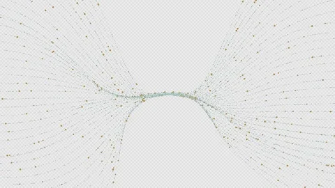 PNG Alpha.Abstract digital dot line particle data background connecting tec.. Stock Footage 277239235