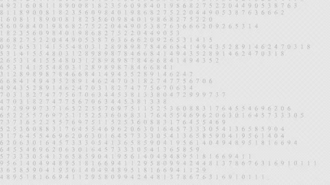 PNG Alpha.Abstract numbers code HUD. Stock Footage 152831535