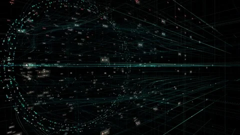 PNG Alpha.Futuristic intro. Video stock 76875143