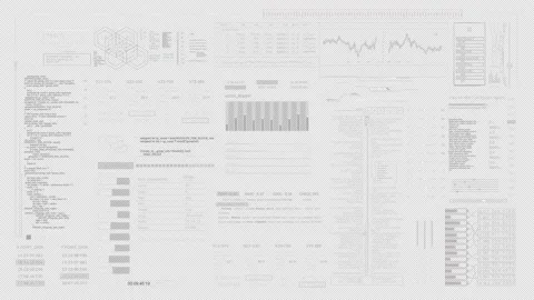 PNG Alpha.HUD abstract Sci Fi technological template. Stockbeeldmateriaal 136816848