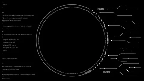 PNG alpha.HUD digital mining data interface. Video stock 83393167