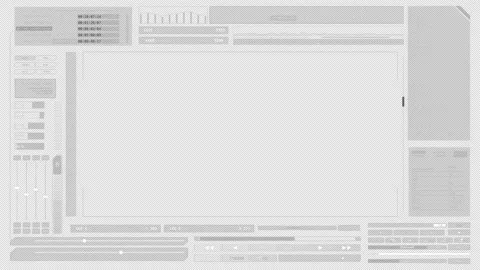 PNG Alpha.HUD User Interface template. Stock Footage 139399583