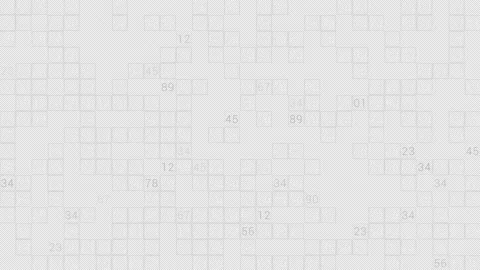 PNG Alpha.Looping Numbers code password hacking effect. Stock Footage 138145236