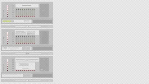 PNG Alpha.Server HUD template. Stock Footage 140601777