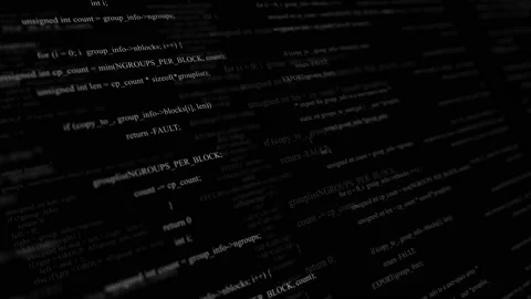 PNG Alpha.Text code HUD. Stock-Footage 128079689