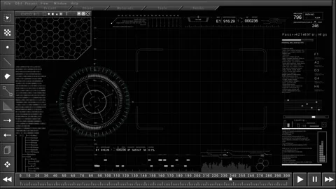PNG Alpha.User Interface HUD template. Vidéo 104573631