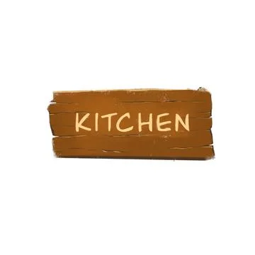 Png digital drawing on kitchen theme for your design Stock Illustration