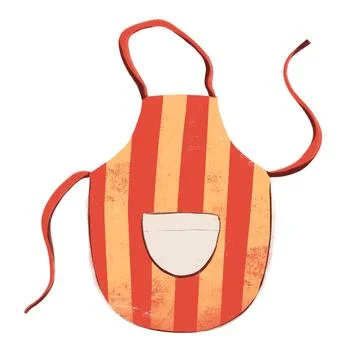 Png digital drawing on kitchen theme for your design Stockillustratie