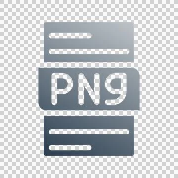 Png document gradient fill icon. can be used for website, ui and mobile app. Illustrazione stock