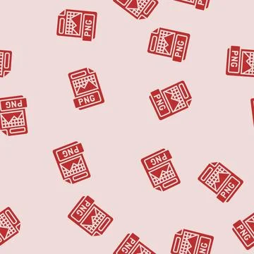 Png file format document glyph seamless pattern イラスト素材