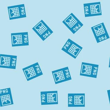 Png file format document glyph vector seamless pattern Stock Illustration