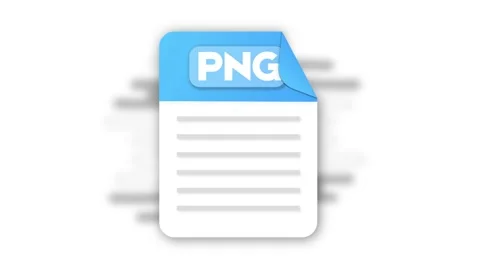 PNG file icon. Flat design graphic. Animation PNG icon. Motion design isolated Stock Footage 219024478