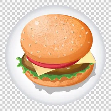 PNG Hamburger Stock Illustration