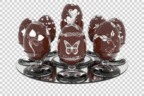 PNG. Transparent. Decorated Easter egg series Illustrazione stock