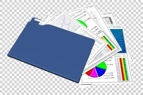 PNG. Transparent. Document folder archive 스톡 일러스트