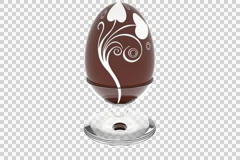 PNG. Transparent. Easter egg decorations on transparent background. Illustrazione stock