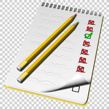 PNG, Transparent. Notepad Pen Text Illustrazione stock