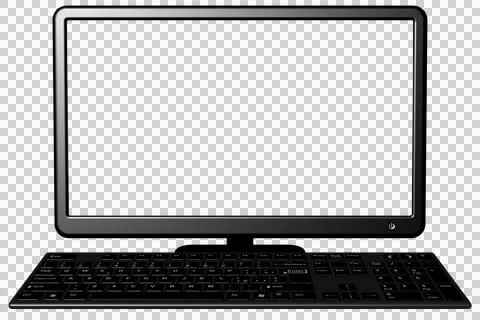 PNG. Transparent. pc. Computer. Desktops Stock Illustration