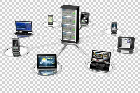 PNG. Transparent. Smartphone Tablet Computer Connection イラスト素材