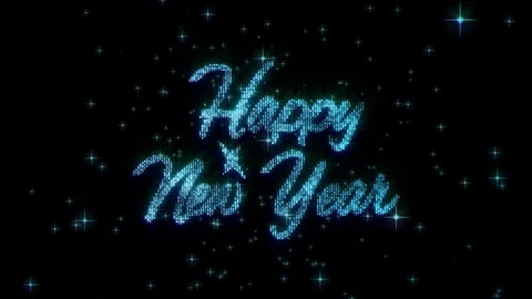 PNG.Happy new year. Stock Footage 80433748