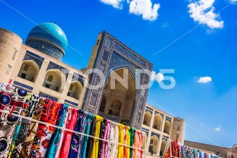 Po-i-Kalan or Poi Kalan, an Islamic religious complex located around the Kala Stock Photos
