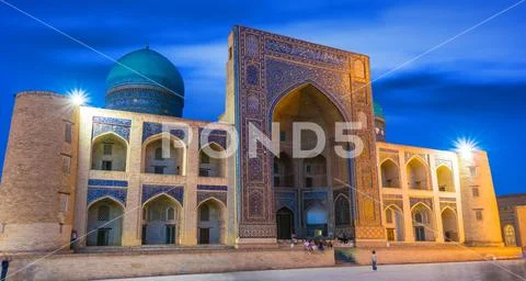 Po-i-Kalan or Poi Kalan, an Islamic religious complex located around the Kala Stock Photos