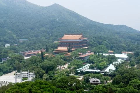 Po lin monastery Stock Photos