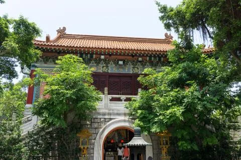 Po lin monastery Stock Photos