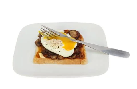 Poached egg Stock Photos