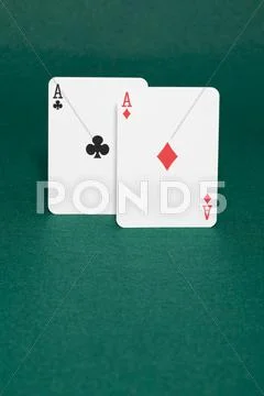 Pocket aces Stock Photos