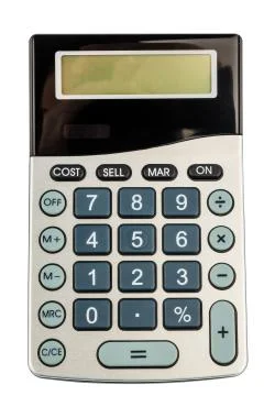 Pocket calculator Stock Photos