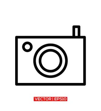 Pocket Camera Icon Vector Illustration Stock Illustration