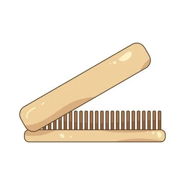 Pocket comb 스톡 일러스트