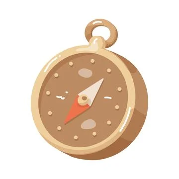 Pocket compass Stock-Illustration