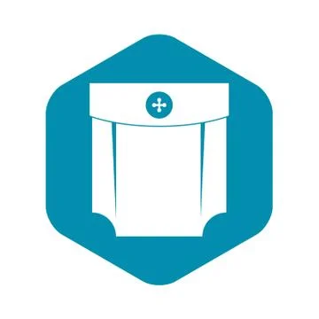 Pocket design icon, simple style Stock Illustration