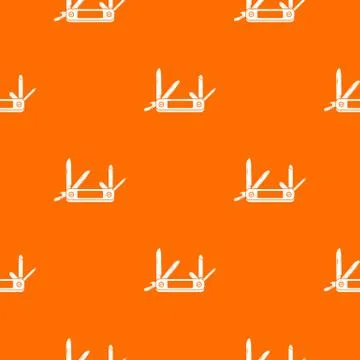 Pocket flashlight pattern seamless イラスト素材