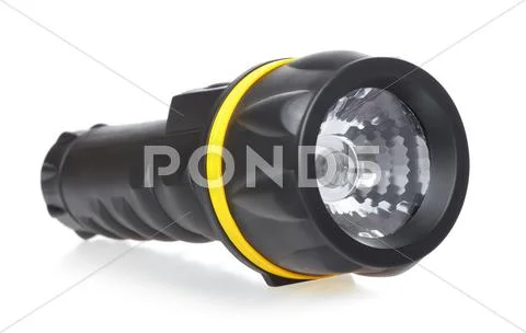 Pocket flashlight Stock Photos
