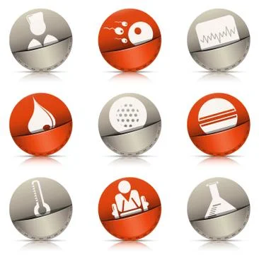 Pocket icons Stock Illustration