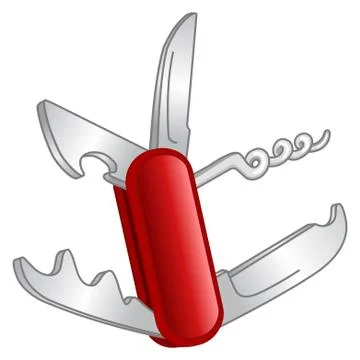 Pocket knife Stock Illustration