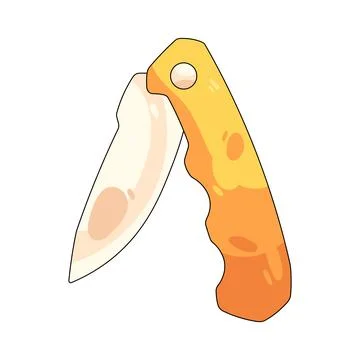 Pocket knife Illustrazione stock