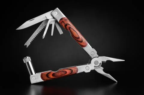 Pocket multi tool knife Stock Photos