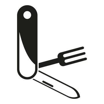 Pocket multitool icon simple vector. Army knife Illustrazione stock